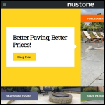 Screen shot of the Nustone Products Ltd website.