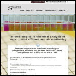 Screen shot of the Stansted Laboratories Ltd website.