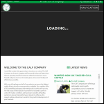 Screen shot of the The Calf Company Ltd website.