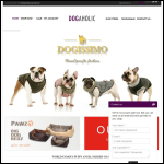 Screen shot of the Petzcrazee Pet Boutique website.