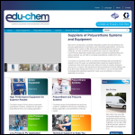 Screen shot of the Edu-Chem website.