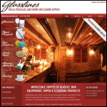 Screen shot of the Glasslines website.