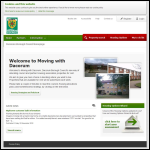 Screen shot of the Dacorum Borough Council website.