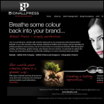 Screen shot of the The Bidnall Press Ltd website.