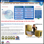 Screen shot of the Edward Bryan Removals Ltd website.