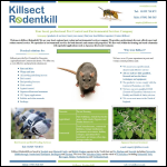 Screen shot of the Killsect Rodentkill website.