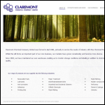 Screen shot of the Claremont Chemical Co. Ltd website.
