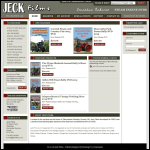 Screen shot of the Jeck Films website.