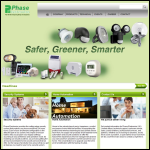 Screen shot of the Phase Electronics (UK) Ltd website.