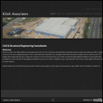 Screen shot of the Kiloh Associates Ltd website.