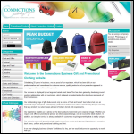 Screen shot of the Commotions Business Gifts & Promotional Clothing Ltd website.