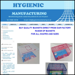 Screen shot of the Hygienicmanufacturing website.