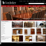 Screen shot of the Locksley Furniture Sales website.