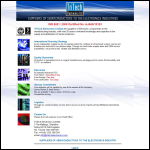 Screen shot of the Tritech Electronics Ltd website.