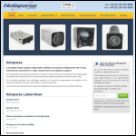 Screen shot of the Helispares Ltd website.
