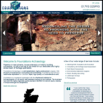 Screen shot of the Archaeological Management Services Ltd website.