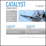 Screen shot of the Catalyst Consultants website.