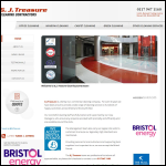 Screen shot of the Gj Treasure Cleaning Contractors website.