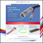 Screen shot of the Cable Harnesses (U K) Ltd website.