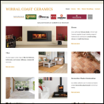 Screen shot of the Wirral Coast Ceramics Ltd website.