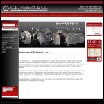 Screen shot of the C E Niehoff & Co Ltd website.