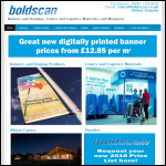 Screen shot of the Boldscan Ltd website.