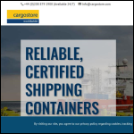 Screen shot of the Cargostore International Ltd website.