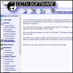 Screen shot of the CCTV Software Ltd website.