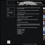 Screen shot of the CT C Precision Engineering Ltd website.