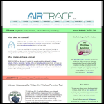 Screen shot of the Airtrace Ltd website.
