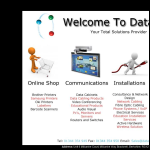 Screen shot of the Datanet Installation Services UK Ltd website.