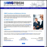 Screen shot of the DWIGtech Associates Ltd website.