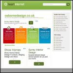 Screen shot of the Osborne Design Ltd website.