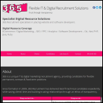 Screen shot of the 365 Ltd website.