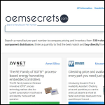 Screen shot of the Oemsecrets website.