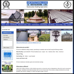 Screen shot of the Architectural Lead & Metal Work Ltd website.