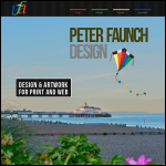Screen shot of the Peter Faunch Design Associates website.