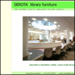 Screen shot of the Serota Library Furniture website.