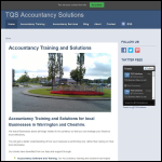 Screen shot of the TQS Accountancy Solutions website.