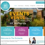 Screen shot of the East Malling Conference Centre website.