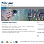 Screen shot of the Triangle Electronic Services website.