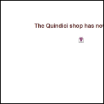 Screen shot of the Quindici Ltd website.