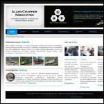 Screen shot of the Allen-crapper Associates website.