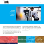 Screen shot of the Ink UK Ltd website.