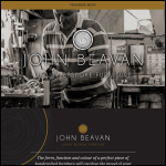 Screen shot of the John Beavan website.