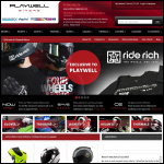 Screen shot of the Playwell Bikers website.