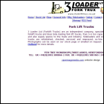 Screen shot of the 3 Loader Ltd website.