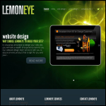 Screen shot of the Lemoneye Ltd website.