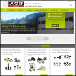 Screen shot of the Larzep Hydraulics Gb Ltd website.
