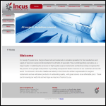 Screen shot of the Incus Surgical Ltd website.